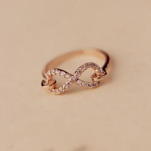 Infinity Cz Ring Gold