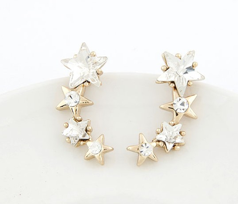 Three Stars Earrings on Luulla